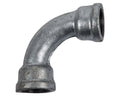 Galvanised F/F 90Deg Bend - 65mm