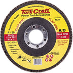 Tork Craft Flap Sanding Disc 115mm 120 Grit
