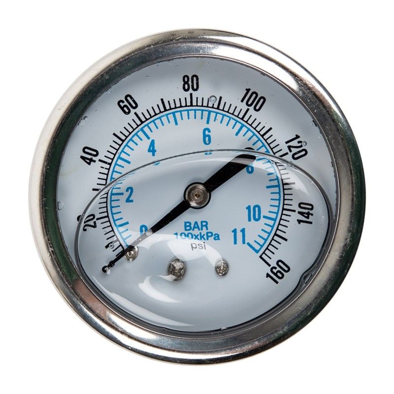 Speroni Pressure Gauge 60mm Oil Ss 0-11 Bar