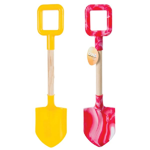 Kitro Wooden Handle Beach Spade Set 3 Piece 40cm