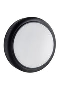 Round Bulkhead 180mm Black LED 15W
