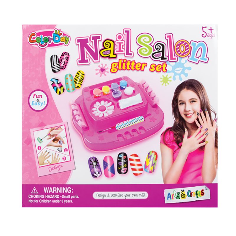 Nail Salon Play Set - Arts & Crafts - Glitter Set