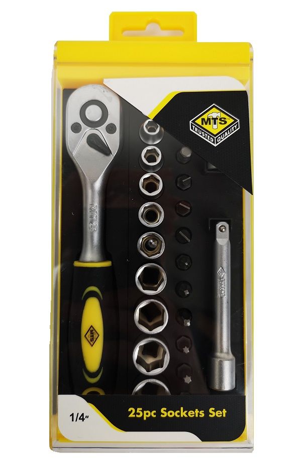 MTS - Socket Set 1/4' Drive - 25 Piece