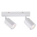 Urban Dual Bar S/Light Black GU10 2x5w - White