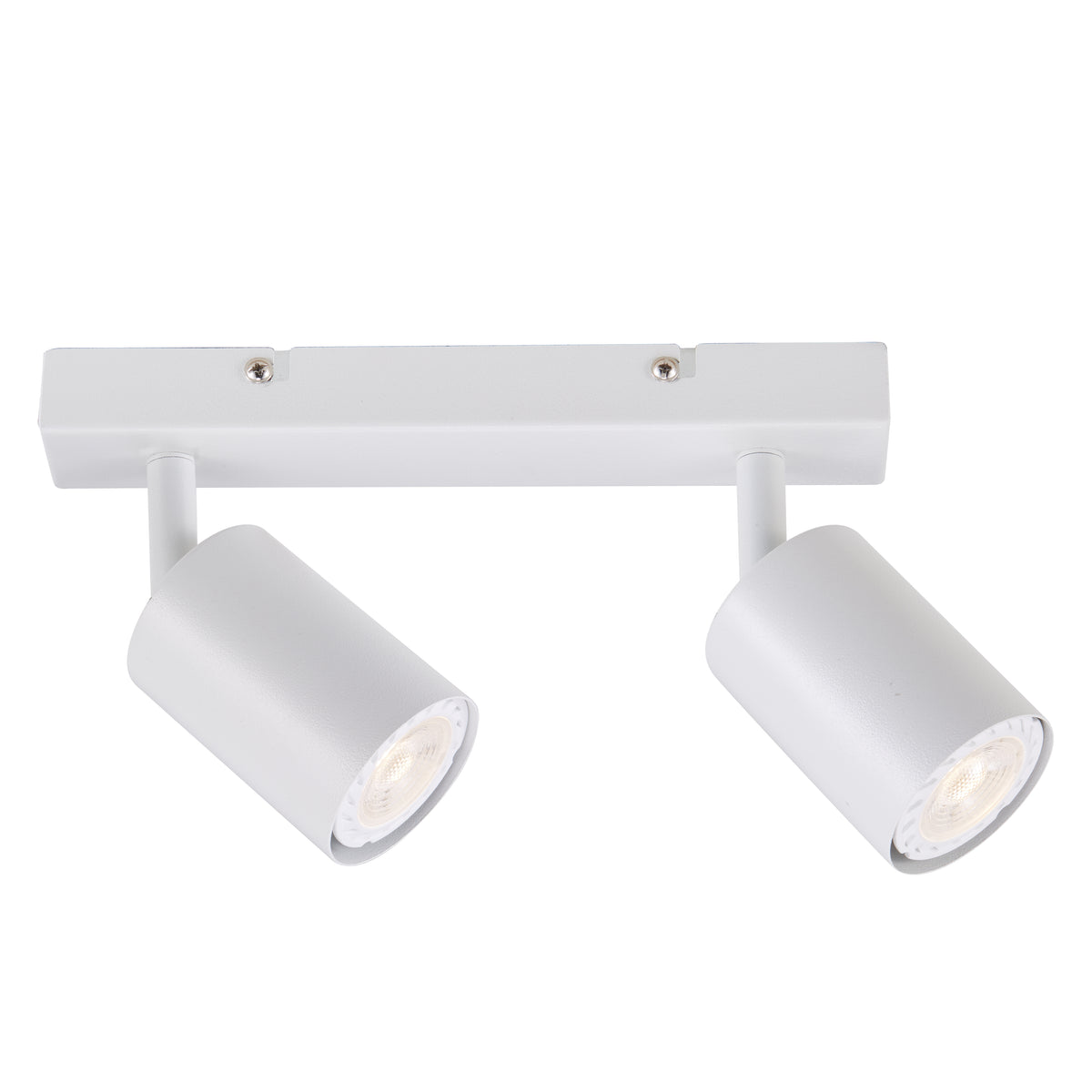 Urban Dual Bar S/Light Black GU10 2x5w - White