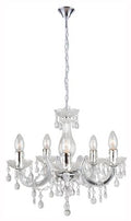 Odile Acrylic 5LT Chandelier Clear