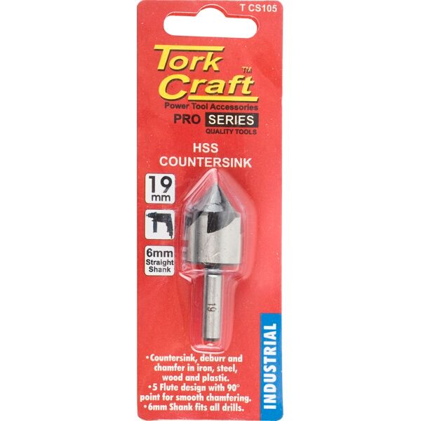Tork Craft Countersink HSS 19mm 90 Degree