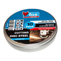 Disc Fox Cut Steel 115X1.0Mm M/Case P/10