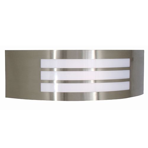 Stainless Steel Grid Wall Light Satin Chrome