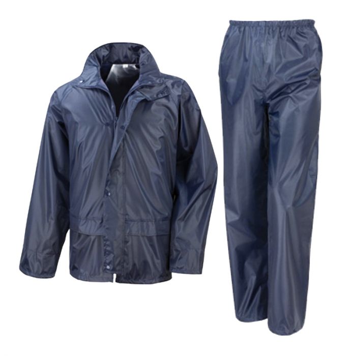 Skudo - Elite Rain Suit 2Piece Rubberised Navy 3Xl