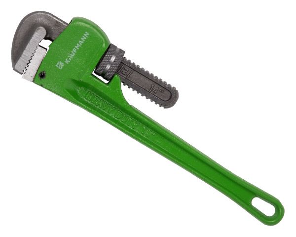 Kaufmann - 25cm Pipe Wrench Ridgit Type - Green
