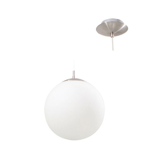 Rondo Pendant 250mm Satin Chrome