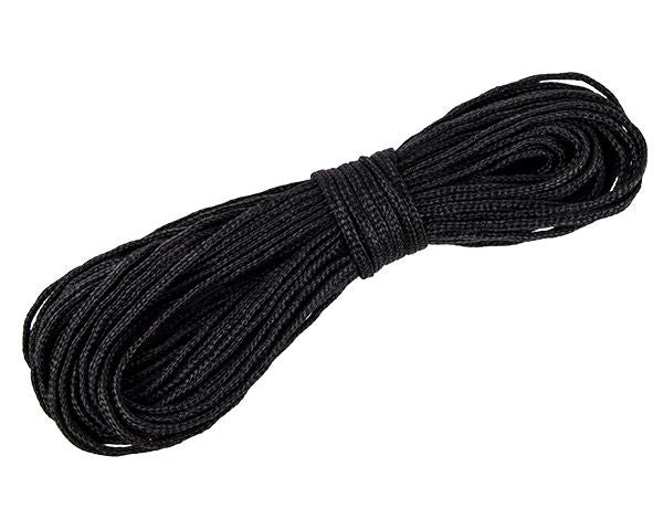 Green Wood Shade Netting Lacing Cord - Black (2.5mm x 400m)