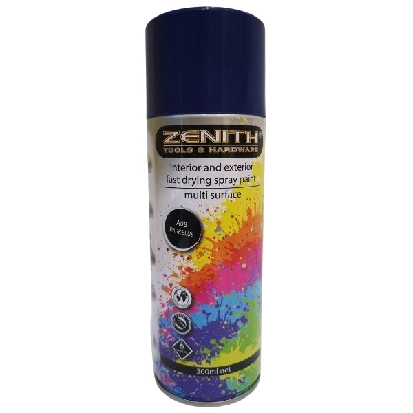 Zenith - Spray Paint - 300ml (Dark Blue - A08)
