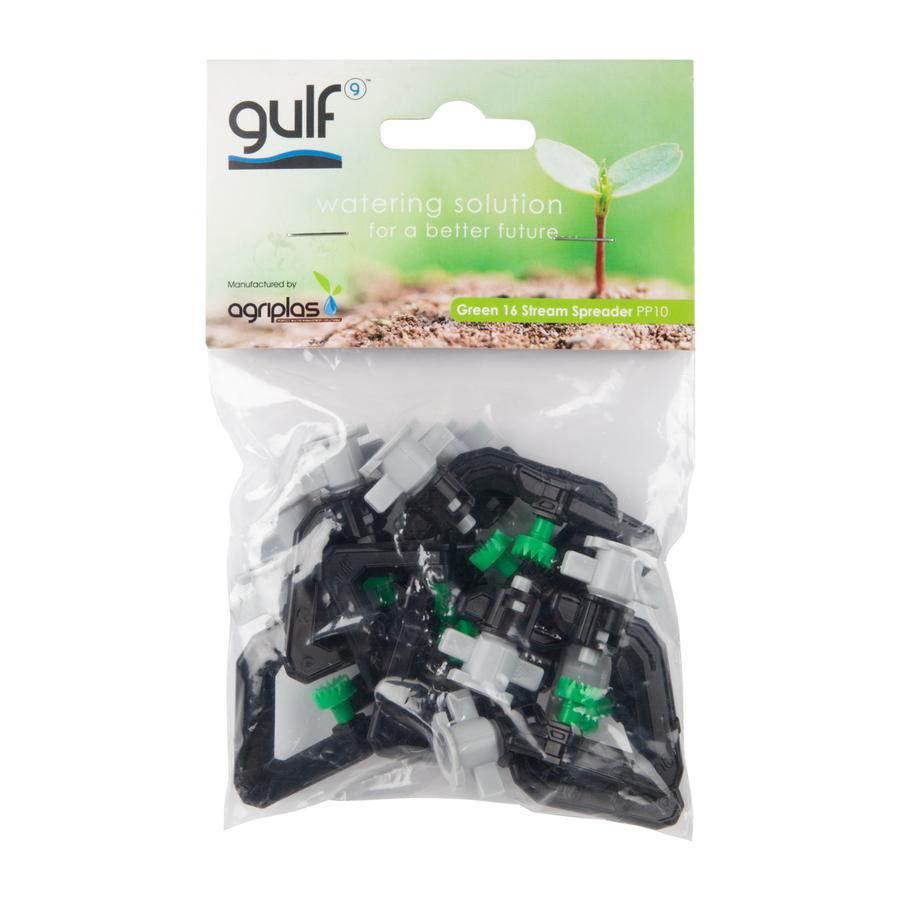 Gulf Sprinkler - Green 16 Stream Spreader (10Piece)