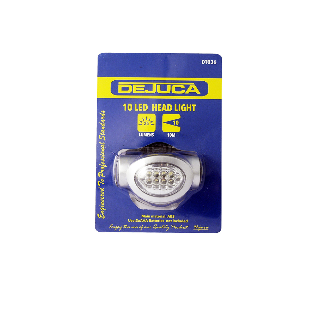 Dejuca - Head Lamp - 10 Led + Batteries