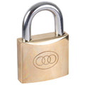 Tri-Circle Brass Padlock 63mm
