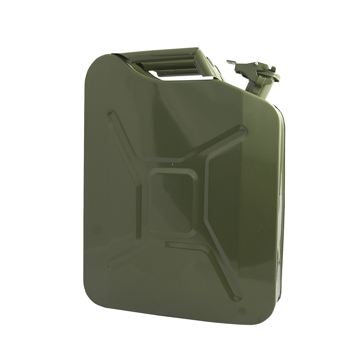 Jerry Can - Metal - Green - 20 Litre - 2 Pack
