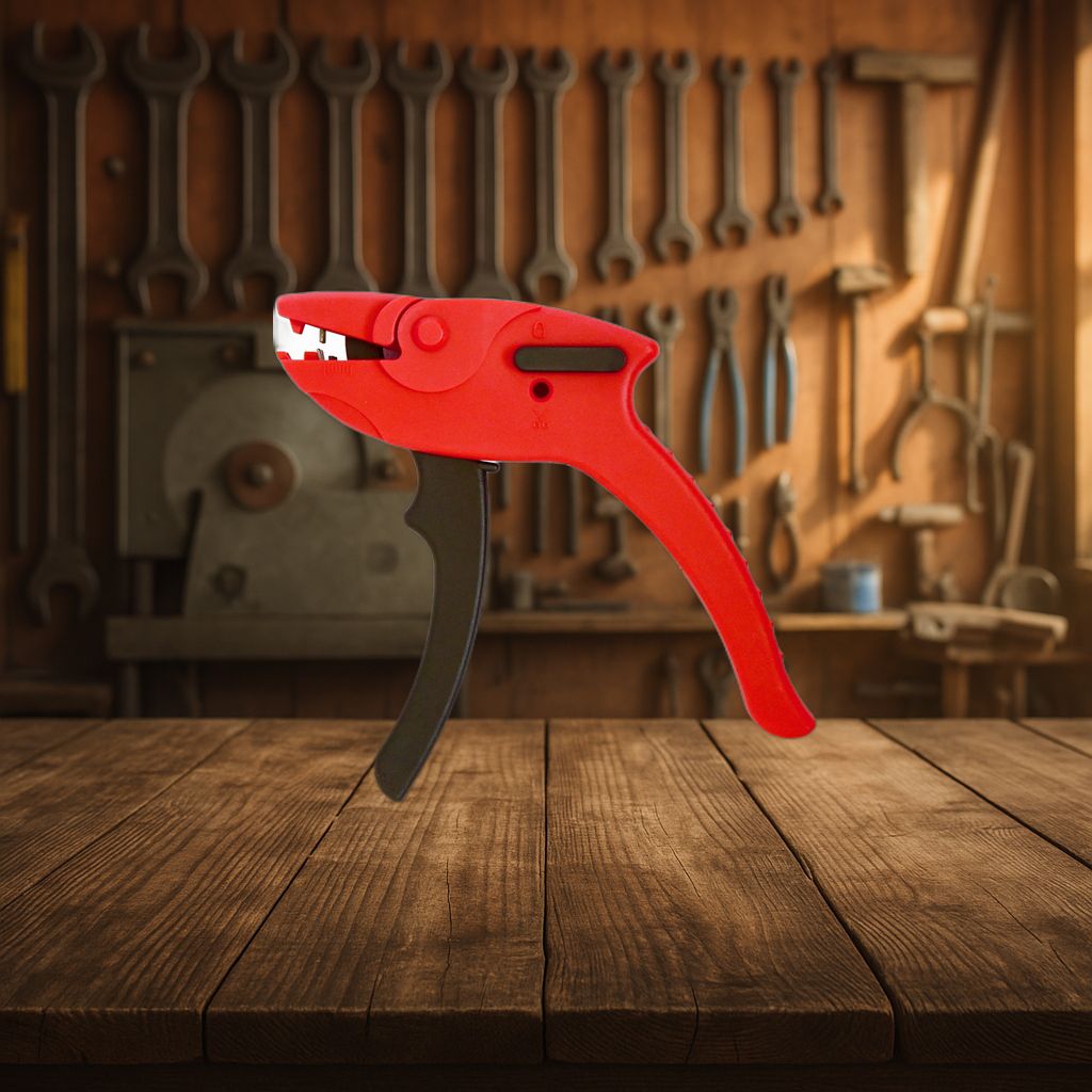 Wire Stripper Pistol Grip 0.2 - 6.0Mm Rnd Cable With 3.0Mm Wire Cutte