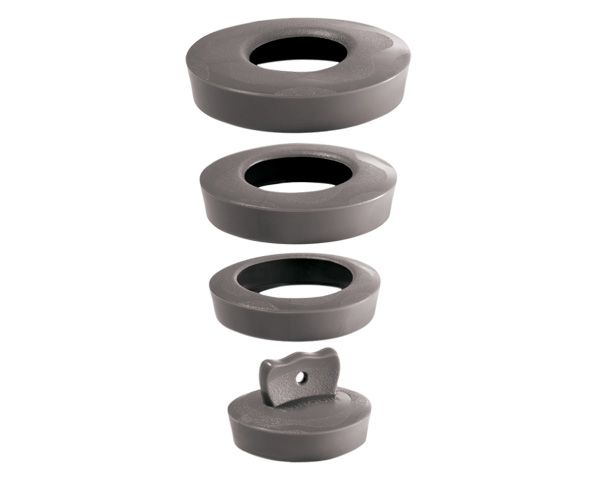 Wirquin Universal Sink / Basin Plug - Grey