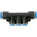 Aircraft Pu Hose Fitting Manifold 10mm-8mm