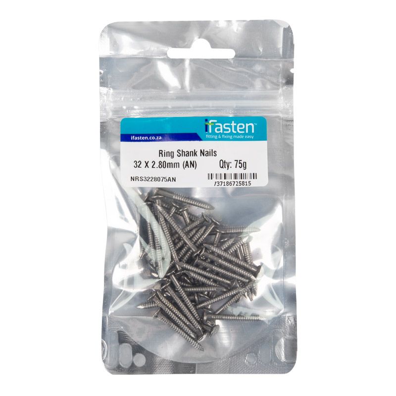 Ifasten 8 cm Ring Shank Nails