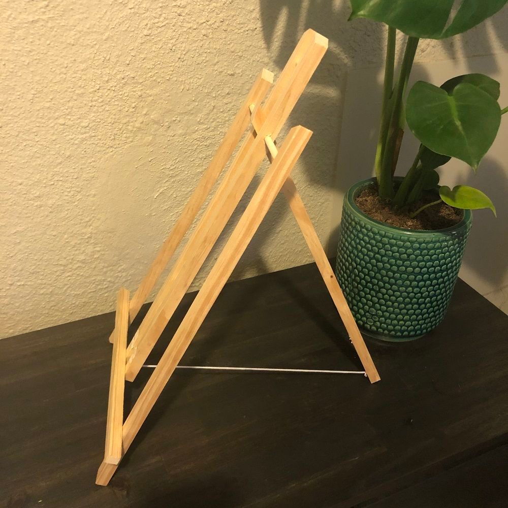 Art and Craft Easel Desk Wood 24x50cm