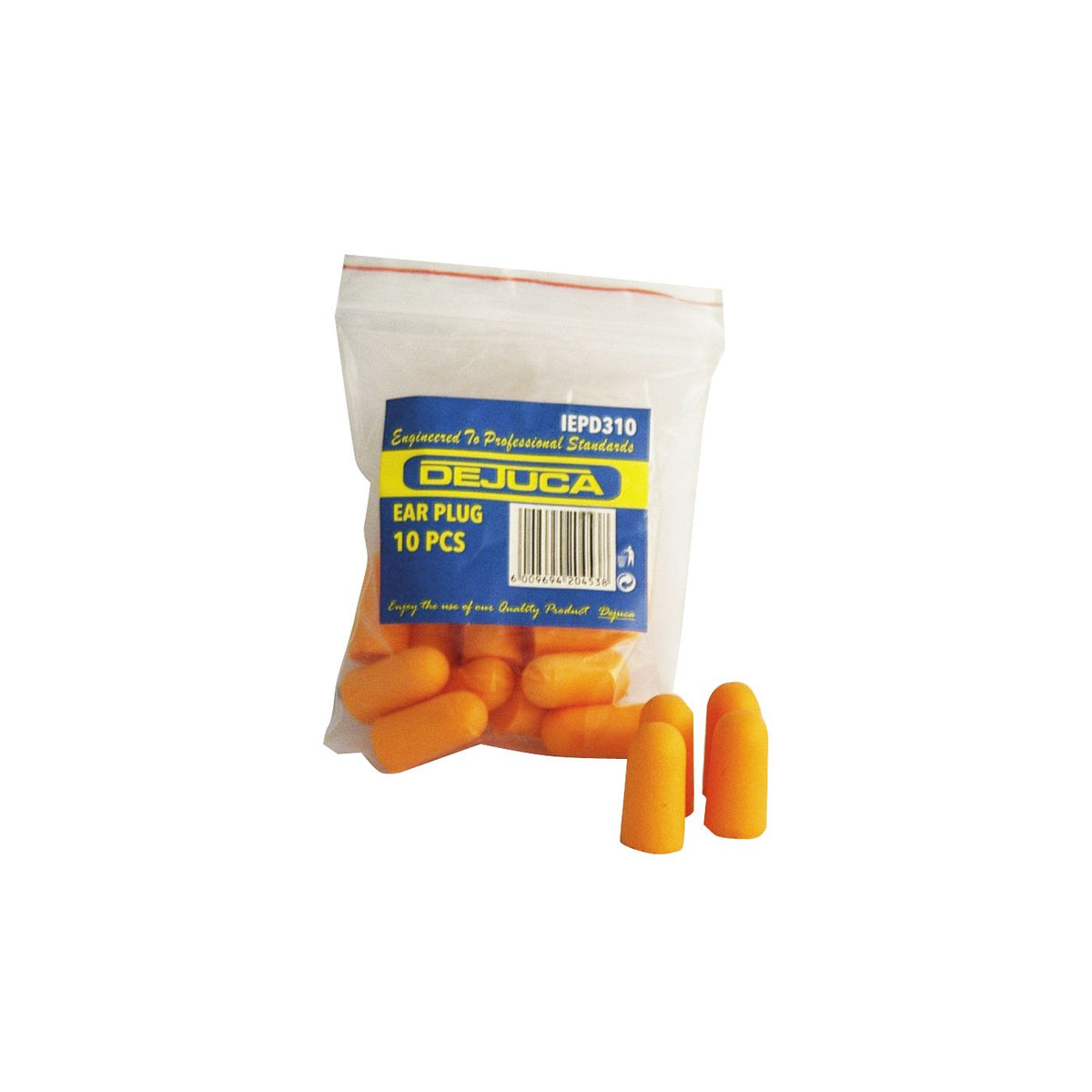 Dejuca - Ear Plugs - 10 Pairs/pkt - 10 Pairs/pkt