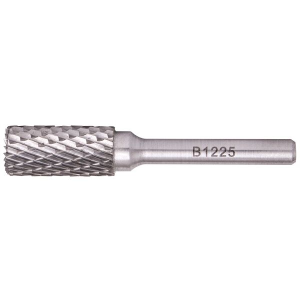 Tork Craft Rotary Burr Tungsten 12x25x6mm Cyl.W/Bottom Cutter