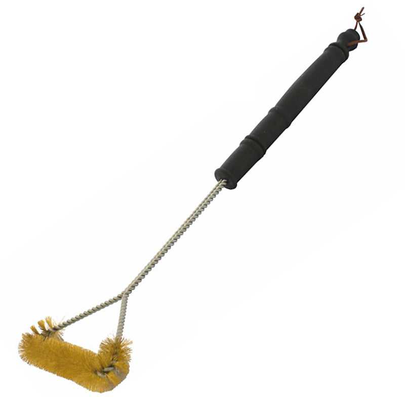 Tork Craft - Braai Bbq Three Side Brass Wire Brush 530Mm Handle 21' Tcw