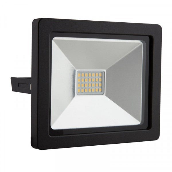 Eurolux LED Floodlight - 20 Watt - 135mm x 115mm x 36mm - Black