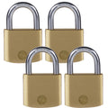 Yale 40mm Brass padlock pack4