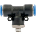Aircraft Pu Hose Fitting Tee 12mm-1/8 M