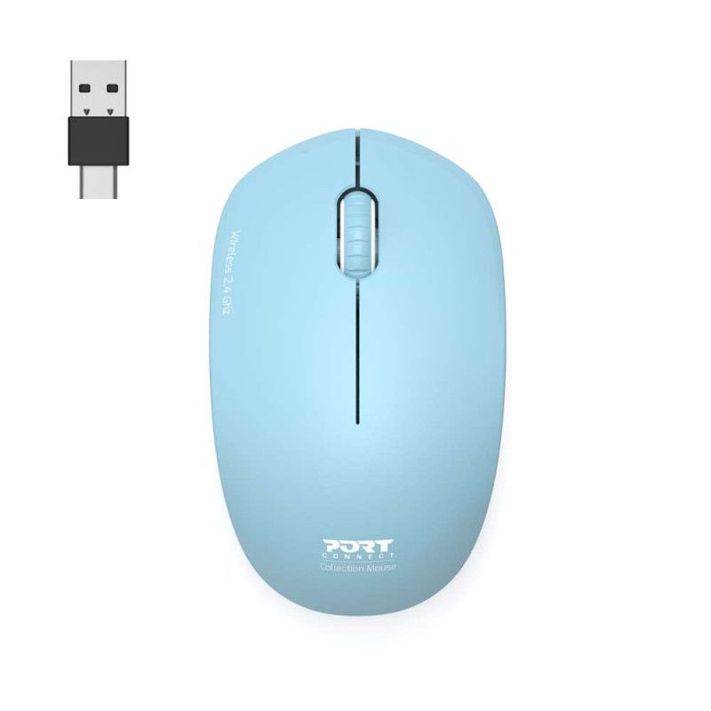 Port Connect 2.4GHz Collection II Wireless Mouse - Saphir