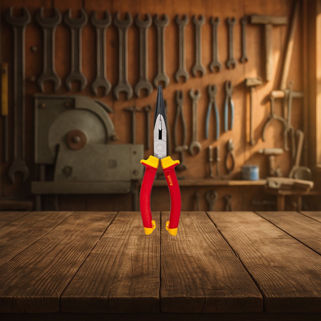 Insulated Long Nose Pliers 200Mm Vde