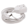 Extension Lead 5Mx1.5Mm White