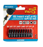 Tork Craft Torx Impact 10Pc Insert Bit Set