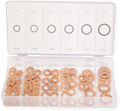 MTS Assorted Washer Flat Copper 110 Pieces