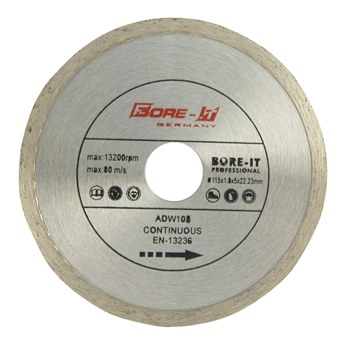 Bore-It - Diamond Blade - Continuous Rim - 230mm
