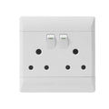 Cbi Double Switch Plug - 4X4 White