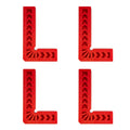 Plastic Square Abs 80X50X12Mm 4Pc