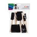 Paint Brushes - Foam Tip Brushes - Sponge - 10 Piece