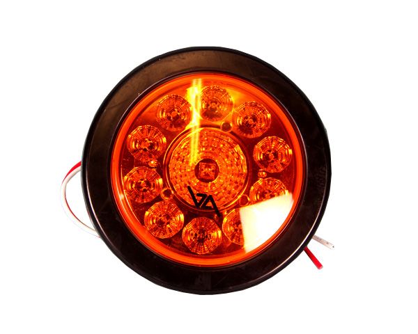 Complete LED Rear Flasher Light - Amber (12-24V)