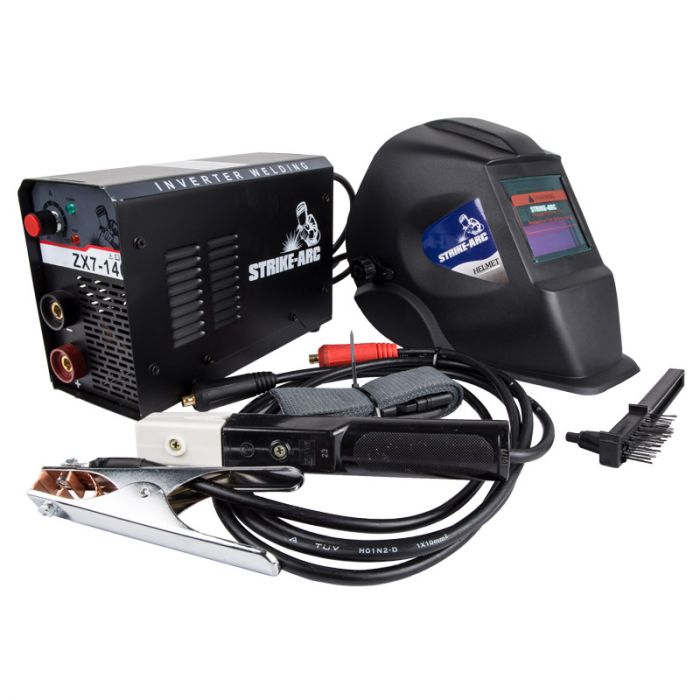 Strike-Arc - Inverter Welder 140Amp With Helmet