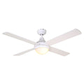 Twister Ceiling Fan 4 Blades White Motor Power 60W