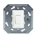 Crabtree Classic 60A Double Pole Isolator Yoke White 100x100mm