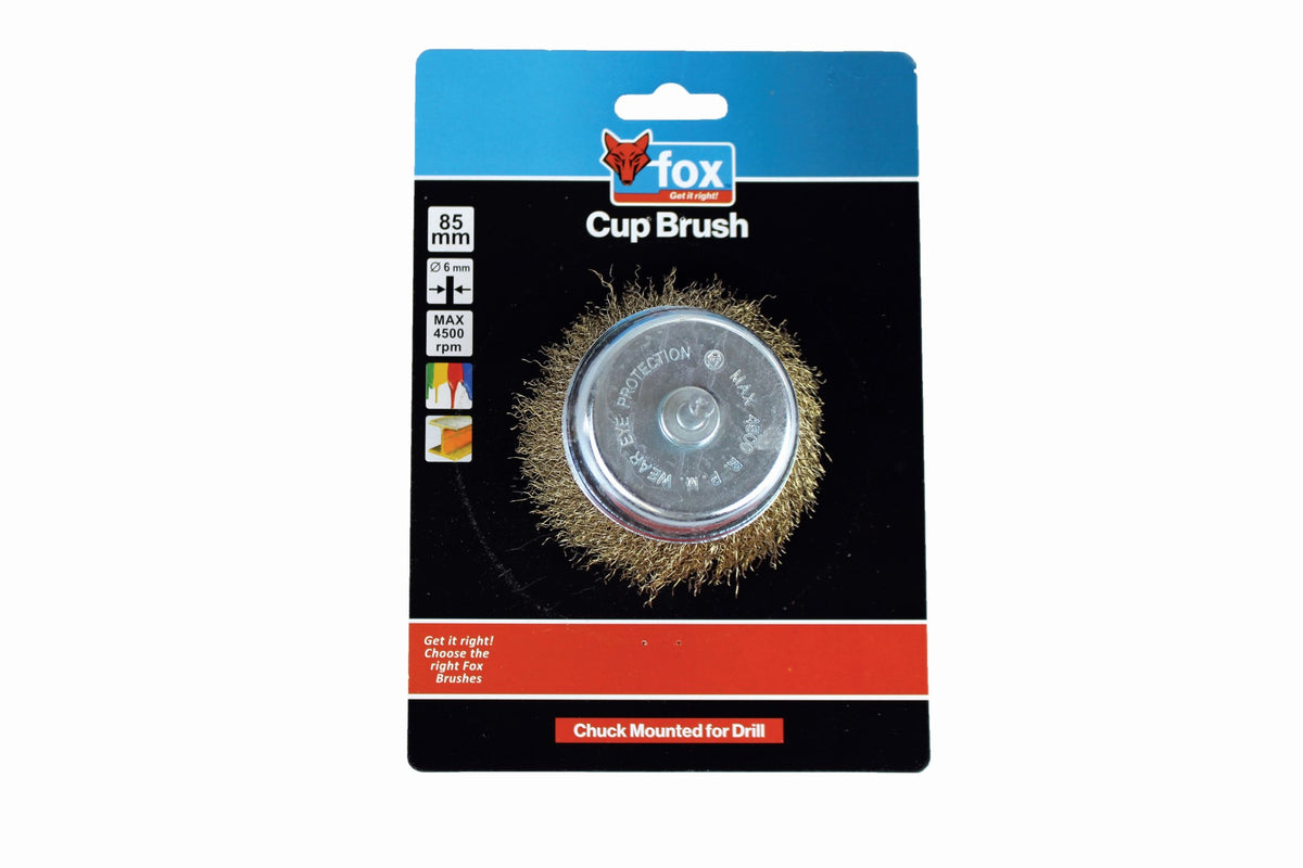 Fox Crimped Steel Wire Cup 85mm Course