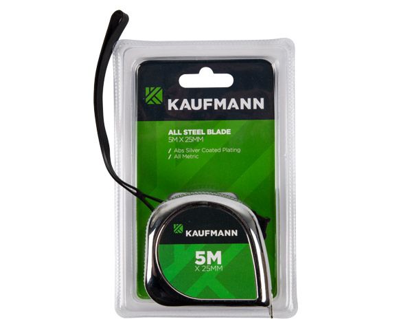 Kaufmann Hardware All Steel Tape Measure - 25mm x 5M