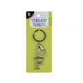 Trendy Trinkets - Keychain Alpha Metal F