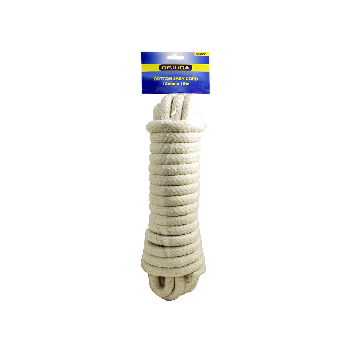 Dejuca - Cotton Sash Cord - 16mm X 10m - Cord - 16mm - (hank) - 2 Pack